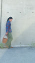 INDIGO Tartan Over Shirt / Red・Blue